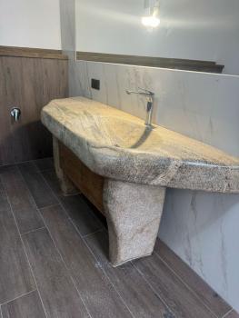 Умывальная раковина из гранита - три элемента таупгранита модель Elena - квадроциклы-в-тюмени.рф