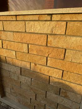 Влагостойкий отделочный материал гранитный сортовой кирпич жёлтый - квадроциклы-в-тюмени.рф